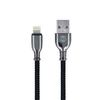 Forever Tornado kabelis USB - Lightning 1,0 m 3A juodos spalvos