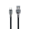 Forever Tornado kabelis USB - microUSB 1,0 m 3A juodos spalvos