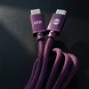 Forever Vibe laidas USB-C – USB-C 1,0 m 60W tamsios vyšnios spalvos
