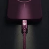 Forever Vibe laidas USB-C – USB-C 1,0 m 60W tamsios vyšnios spalvos