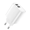 Forever laidinis įkroviklis 2xUSB 2,4A LS-03 baltos spalvos
