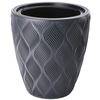 FORM PLASTIC Gėlių vazonas Flow 40cm Juoda