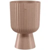 Vazonas FORM PLASTIC Keli Mika Eco Wood 14cm Rudas