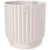 FORM PLASTIC Gėlių vazonas Eco Wood Mika Cyli 18cm Balta