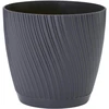 FORM PLASTIC Vazonas Mika 13cm Juoda