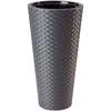 FORM PLASTIC Gėlių vazonas "Rattana Slim", 30 cm, pilkos spalvos