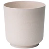 FORM PLASTIC Dekoratyvinis gėlių vazonas Satina Eco Ø15cm H14.9cm plastik./švies.rudas