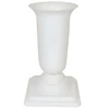 FORM PLASTIC Vaza Dama D13cm/H26.7cm balta