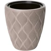 FORM PLASTIC Gėlių vazonas Flow 40cm rudas