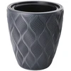 FORM PLASTIC Gėlių vazonas Flow 40cm Juoda