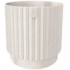 FORM PLASTIC Puķu pods Mika Cyli 26cm, Eco Wood balts