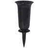 FORM PLASTIC Vaza Dama įsmeigiama į žemę D13cm/H32.7cm grafito spalvos