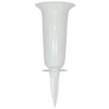 FORM PLASTIC Vaza Dama įsmeigiama į žemę D13cm/H32.7cm balta