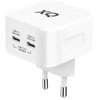 Store24 FREENET BASICS 35W GaN Baltas CUBE 2X USB-C laidinis įkroviklis