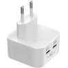 Store24 FREENET BASICS 35W GaN Baltas CUBE 2X USB-C laidinis įkroviklis