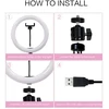 Fusion Accessories Fusion A01 universal tripod + lamp for blogs and streaming
