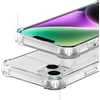 Dėklas Fusion Accessories Fusion anti shock 1.5mm silicone case for Apple iPhone 15 Pro transparent