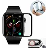 Fusion Accessories Fusion ceramic glass 9D visiškai uždengtas rėmeliu Apple Watch 1 | 2 | 3 38mm juodas