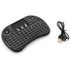 Fusion Accessories Fusion kompaktiška belaidė klaviatūra su jutikliniu kilimėliu ir 3 LED spalvomis, skirta Android | iOS | televizoriui | PC