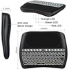 Fusion Accessories Fusion D8 wireless mini klaviatūra For PC | PS4 | XBOX | Smart TV | Android + touchpad juodas (with RGB backlight)