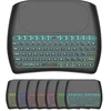 Fusion Accessories Fusion D8 wireless mini klaviatūra For PC | PS4 | XBOX | Smart TV | Android + touchpad juodas (with RGB backlight)