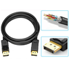 Fusion Accessories "Fusion DisplayPort" - "DisplayPort" vaizdo kabelis v1.4 | 8K | 4K | 2K | 1,5M juodas