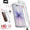 Fusion Accessories Fusion be dulkių Easy Fit viso ekrano klijų 6D grūdintas stiklas telefonui iPhone 16 Pro | iPhone 17 (2 vnt.)