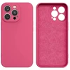 Fusion Accessories Fusion elegance fiber silikoninis dėklas skirtas Samsung S918B Galaxy S23 Ultra 5G rožinis
