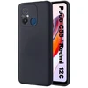 Dėklas Fusion Accessories Fusion Elegance Fibre protect silicone case for Xiaomi Redmi 12c | Redmi 11a juodas