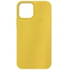 Dėklas Fusion Accessories Fusion elegance fibre protect silicone case for Apple iPhone 12 | 12 Pro yellow