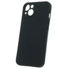 Dėklas Fusion Accessories Fusion elegance fibre protect silicone phone case for Samsung Galaxy S25 Edge juodas