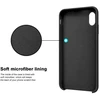 Dėklas Fusion Accessories Fusion elegance fibre protect silicone case for Xiaomi 13 Lite juodas