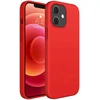 Fusion Accessories Fusion Elegance Fiber Protect silikoninis dėklas, skirtas Apple iPhone 12 Pro Max Raudona