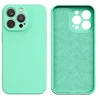 Dėklas Fusion Accessories Fusion elegance fibre protect silicone case for Samsung S918B Galaxy S23 Ultra 5G mint