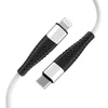 Fusion Accessories Fusion Priedai Fusion Fishbone USB-C ir Lightning laidas 30W | 3A | 1,5 m, baltas