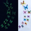 Fusion Accessories Fusion fluorescenciniai lipdukai miegamajam "Butterfly" 12 vnt (mix)