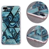 Dėklas Fusion Accessories Fusion Geometric Marble silicone case For Apple iPhone 11 Pro mėlynas