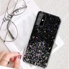 Dėklas Fusion Accessories Fusion glue glitter silicone case for Apple iPhone 13 Pro Max juodas