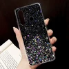 Dėklas Fusion Accessories Fusion glue glitter silicone case for Apple iPhone 13 Pro juodas