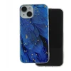 Dėklas Fusion Accessories Fusion Gold Glam Mėlyna silicone case for Samsung A256 Galaxy A25 5G