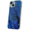 Dėklas Fusion Accessories Fusion Gold Glam Mėlyna silicone case for Samsung A546 Galaxy A54 5G