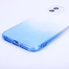 Dėklas Fusion Accessories Fusion Gradient back case silicone for Samsung A125 | M127 Galaxy A12 | M12 transparent - mėlynas