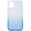 Dėklas Fusion Accessories "Gradient Back Case iPhone 13 Pro" Transparent - Mėlyna