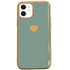Fusion Accessories Fusion Heart Case Silikoninis dėklas For Apple iPhone 11 Pro Max Žalias