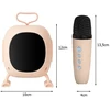 Fusion Accessories Fusion karaoke speaker with microphone | Bluetooth | RGB pink