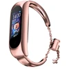 Fusion Accessories Fusion Metal Bracelet band for Xiaomi Mi Band 3 | 4 | 5 | 6 rose auksinis
