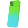 Dėklas Fusion Accessories Fusion Neogradient 3 back case silicone for Samsung A135 Galaxy A13 4G žalias mėlynas