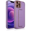 Dėklas Fusion Accessories Fusion New Kickstand silicone case for Samsung A525 | A526 Galaxy A52 | A52 5G violetinė