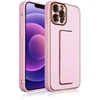 Dėklas Fusion Accessories Fusion New Kickstand silicone case for Samsung A525 | A526 Galaxy A52 | A52 5G pink