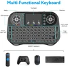 Fusion Accessories Fusion Rainbow compact Belaidė klaviatūra su jutikliniu kilimėliu and colorful backlit for Android | iOS | TV | PC
